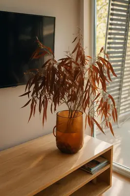 a potted plant sitting on top of a table at Forum Casa Barcelona in Sant Adria de Besos