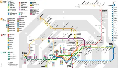 a screenshot of a cell phone with a map at Modern Loft in Terrassa in Terrassa