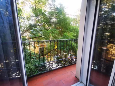 a view from a window of a balcony at VL51 in Barcelona