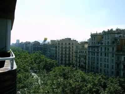 a view of a city with tall buildings at The Best Barcelona in Barcelona