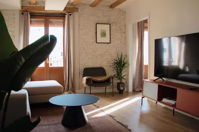 a view of a city with tall buildings at Boutique Design Apartments & Studios in Barcelona