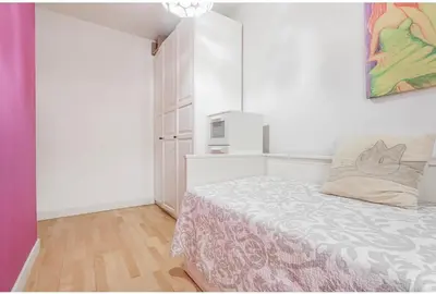 a living room with a couch and a table at Pool LUXURY 2 Bedrooms - 2 Terraces - Parking - Long Term in Barcelona