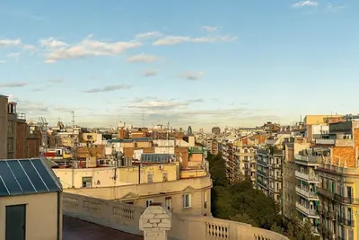 a view of a city with buildings at Canela Homes BARCELONA SEPULVEDA in Barcelona