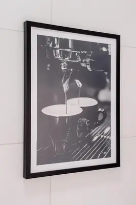 a black and white picture of a sewing machine at Barcelona Amelie Apartment in Hospitalet de Llobregat