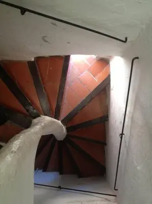 a ceiling in a room with at Canela Homes BARCELONA BORN in Barcelona
