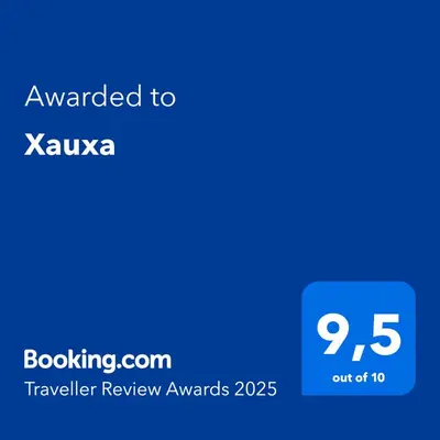 a blue screen with the text awarded to xk nexus at Xauxa in Sant Pere de Vilamajor