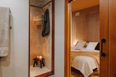 a living room with a couch and a table at Babinga - 3 bedroom and balcony in Eixample Esquerra in Barcelona