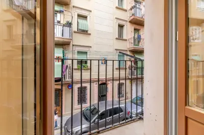 a view from a window of a building at Amazing flat in Barceloneta with private terrace 2-2 in Barcelona
