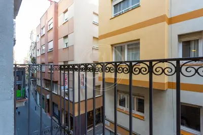 a view from a balcony of a building at Estudio en Gracia in Barcelona