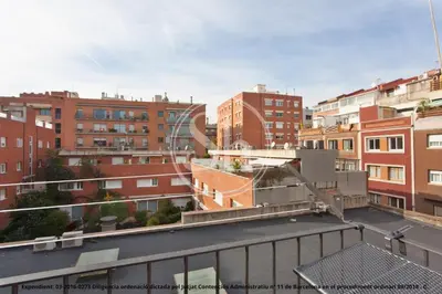 a view of a city with tall buildings at Wonderful apartment in Barcelona