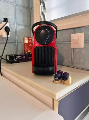 a blender sitting on top of a counter at Apartamento Montebello in Sant Vicenç de Montalt