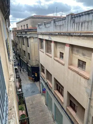 an overhead view of an apartment building from a window at Piso Rustico Calle de la Font Vilafranca del penedes in Vilafranca del Penedès