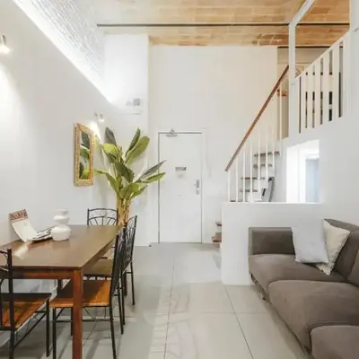 Chic Poble Nou Loft Terrace & Close to The Beach