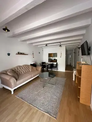 a living room with a couch and a table at Vista Alegre Casa Rest House in Vallromanas