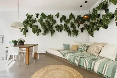 a living room with a couch and a table at Canela Homes BARCELONA VALÈNCIA in Barcelona