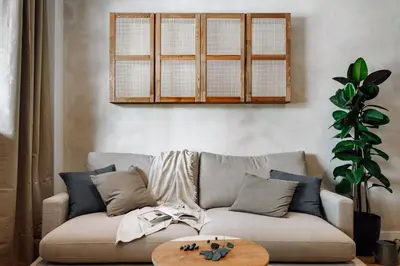 a living room with a couch and a table at Arros - 2 bedroom in El Born in Barcelona