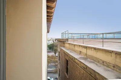 a view from the balcony of a building at Alcam Dali in Barcelona