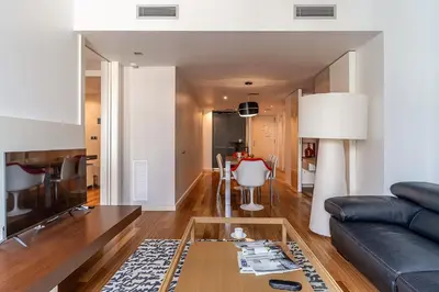 a living room with a couch and a table at 4101 - AB Passeig de Gràcia Plaça Catalunya I in Barcelona