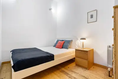 a washer and dryer in a small room at Historic El Born 2BR Monthly Stay Workspace in Barcelona