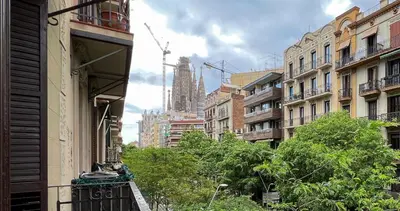 a view of a city street with buildings at Stay Unique Apartments Mallorca III in Barcelona