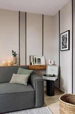 a bedroom with a bed with a book on it at Llaberia - 2 bedrooms in Sant Gervasy in Barcelona