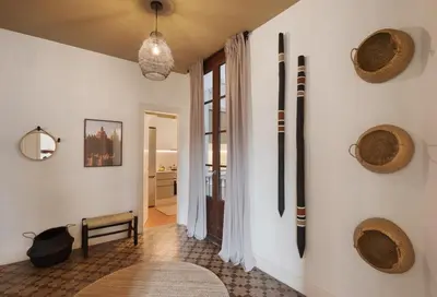 a room with a door leading to a bedroom at Taoudeni - 3 bedrooms in Eixample Esquerra in Barcelona