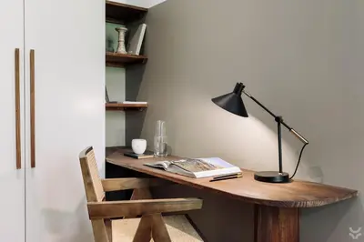 a living room with a couch and a table at Roses - 1 bedroom and balcony in Sant Antoni in Barcelona