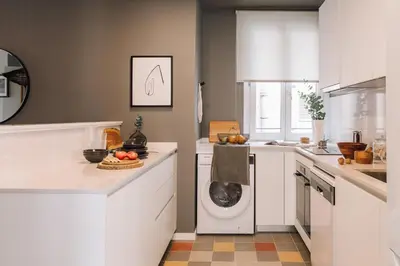 a bedroom with a large bed with two mirrors at Tauca - 2 bedrooms and office in Eixample Dreta in Barcelona
