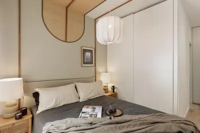 a kitchen with white cabinets and a counter with bowls on it at Malena - 3 bedrooms and terrace in Eixample Esquerra in Barcelona
