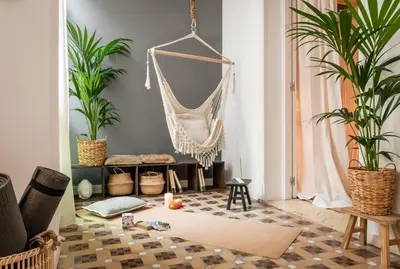 a dining room with a wooden table and chairs at Gili - 2 bedrooms and terrace in Eixample Dreta in Barcelona