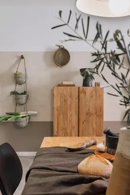 a table with a plate of bread on top of it at Atalaya - 2 bedrooms in Eixample Esquerra in Barcelona