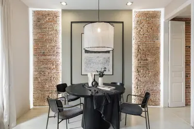a bathroom with a toilet and a sink and a shower at Judd - 3 bedrooms and balcony in Eixample Esquerra in Barcelona