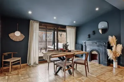 a bedroom with a large bed and a window at Quemu - 2 bedrooms in Eixample Esquerra in Barcelona