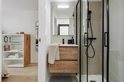 a bedroom with a bed with a tray on it at Monterrico - 2 bedrooms and terrace in Gràcia in Barcelona