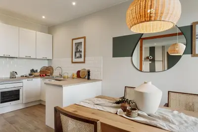 a bedroom with a bed with a tray on it at Amatitlan - 3 bedrooms and balcony in Eixample in Barcelona