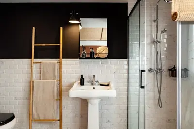 a bedroom with a large bed and a window at Batam - 1 bedroom and terrace in Gràcia in Barcelona