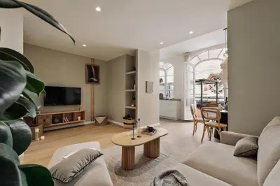 a bathroom with a shower and a sink and a toilet at Ixchel - 3 bedrooms, terrace and balcony in Gràcia in Barcelona