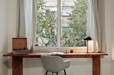 a bathroom with a shower and a sink at Drago - 3 bedrooms and balcony in Les Corts in Barcelona
