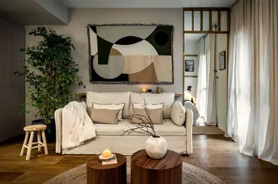 a bathroom with a sink and a mirror at Shokai - 1 bedroom in Ciutat Vella in Barcelona