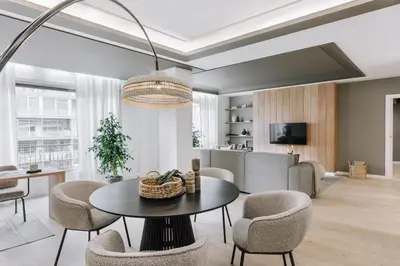 a bedroom with a bed and a window at Aran - 3 bedrooms in Eixample Esquerra in Barcelona