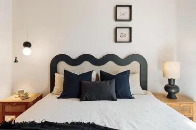 a living room with a couch and a table at Miro - 1 bedroom in El Born in Barcelona