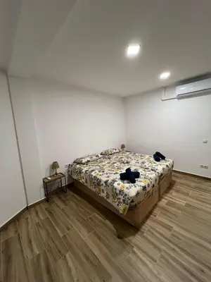a bedroom with a bed in a room at Modern apartment 2 Barcelona in Santa Coloma de Gramanet