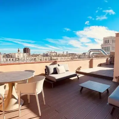Ático premium Rambla Catalunya - Terraza 50 m2