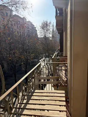 a set of stairs leading up to a building at Cozy Apartment in the Center Area Sagrada Familia in Barcelona