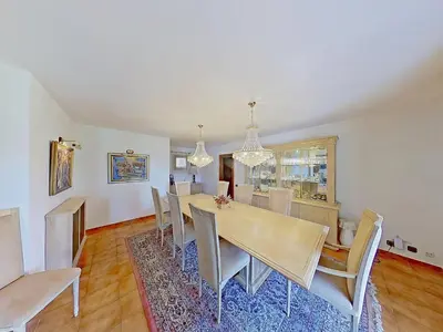 a dining room with a table and chairs at PREMIUM HABITAT Can Ferrer in Arenys de Munt