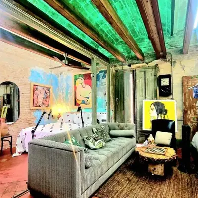 VERSACE 4PACK -SMART HOME- AIR CONDITIONER - GOTIC quarter- PRIVATE STUDIO- Beach 10 minutes