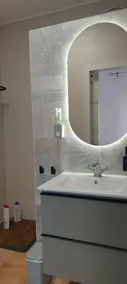 a bath tub in a bathroom with a window at CORRAL DEL BLANCH, La Tolla del Blanch in Torrellas de Foix