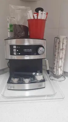 a toaster oven sitting on top of a counter at Maria House. in Viladecáns