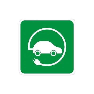 a green sign with a car with a wrench at Bed and Breakfast El Pekinaire in Calella