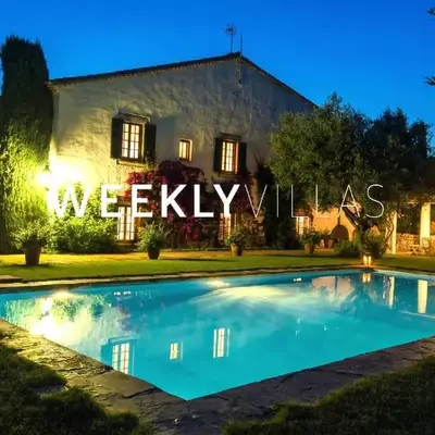 Masia Sitges Mas Peirot Geniune Farmhouse 20 min walk from beaches 60 Heactares of Wine Fields Garden AC Until 18 people